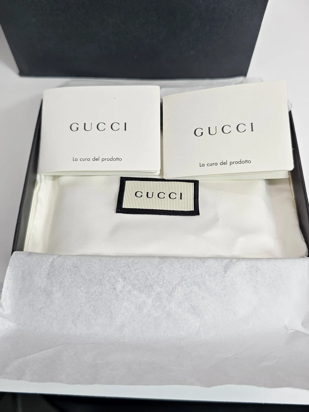 Gucci White Quilted Mini Wallet with Gold Accent - Picture 9 of 16